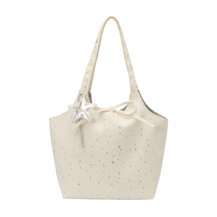 Stylische Canvas-Tote-Bag mit mehreren Taschen