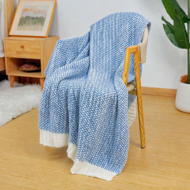 Home Gemütliche Strickdecke