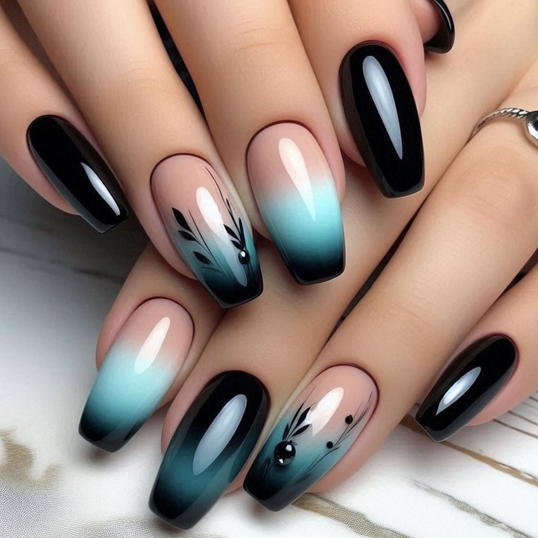 Gradient Ombre Nagelkunst Set Karnz