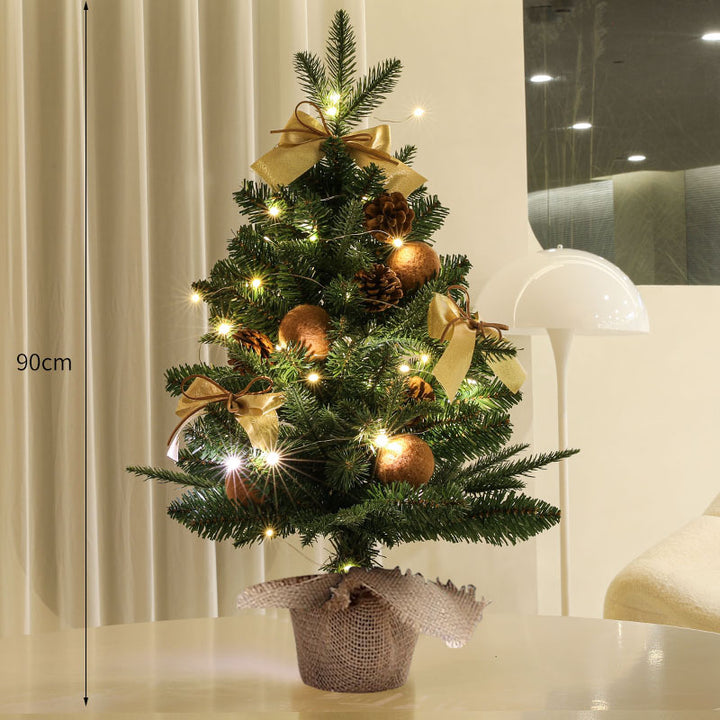 Dekorative Mini-Weihnachtsbaum mit LED-Lichtern