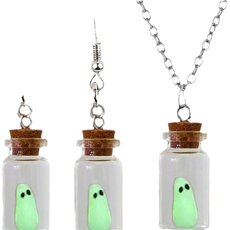 Ghost-In-A-Jar Dangle Ohrringe Karnz