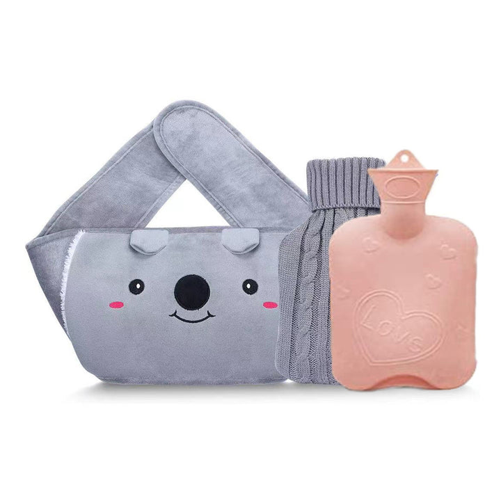 Niedliches Plüsch-Warmwasserflaschen-Set Karnz