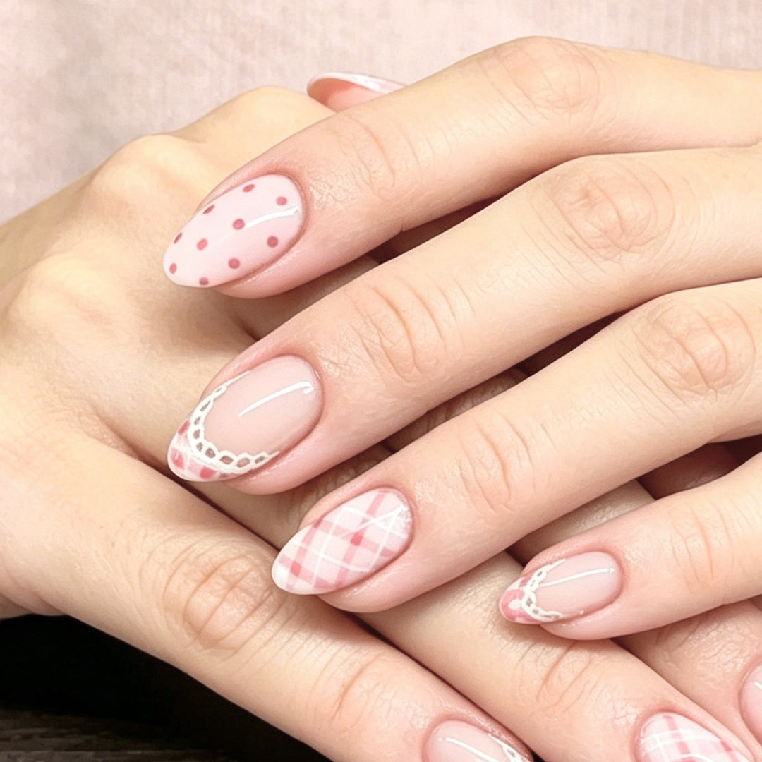 Dekorative Stiletto Nagelkunst Design Karnz