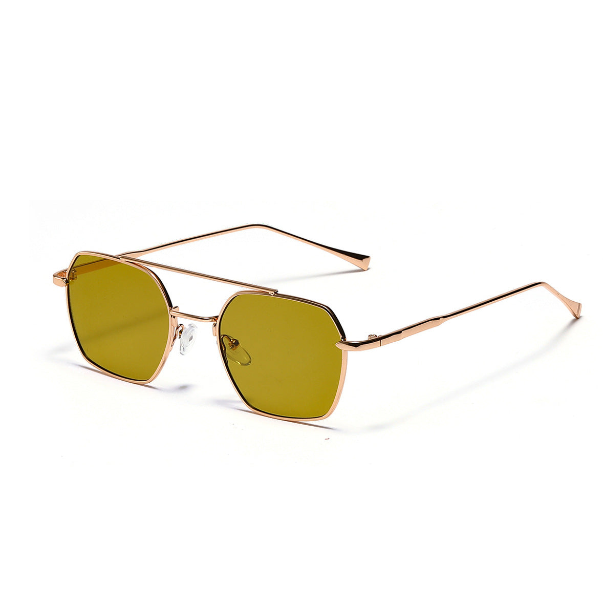 Damen filigrane Sonnenbrille mit elegantem polygonalen Rahmen Karnz