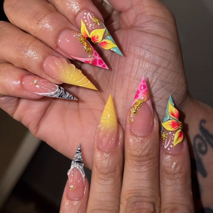 Künstlerisches Nagelvergrößerungsset