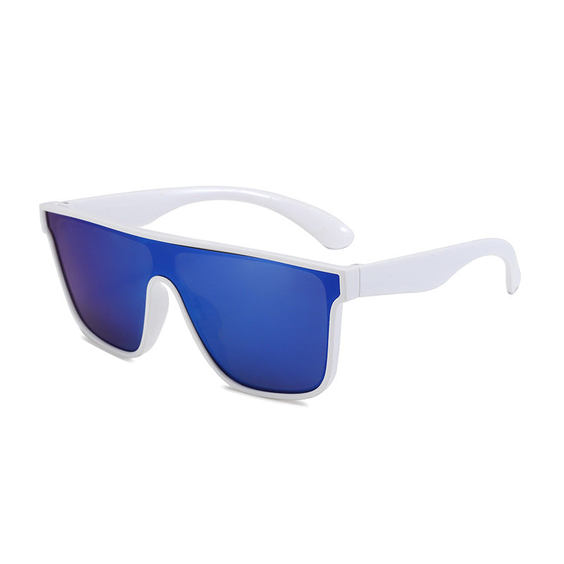 Damen Sportliche Sonnenbrille mit breitem Rahmen und polarisierenden Gläsern Karnz