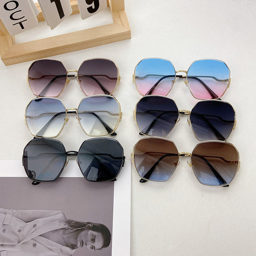 Modische Geometrische Sonnenbrille Karnz