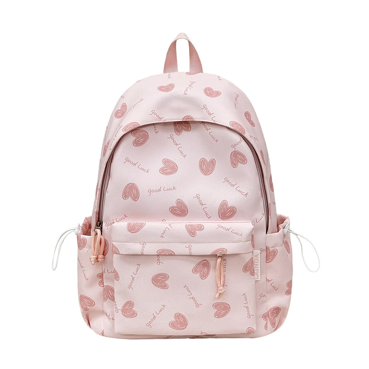 Herz Muster Casual Rucksack Karnz