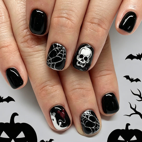 Halloween-Themen Press-On Nail Art Set Karnz 1787542718
