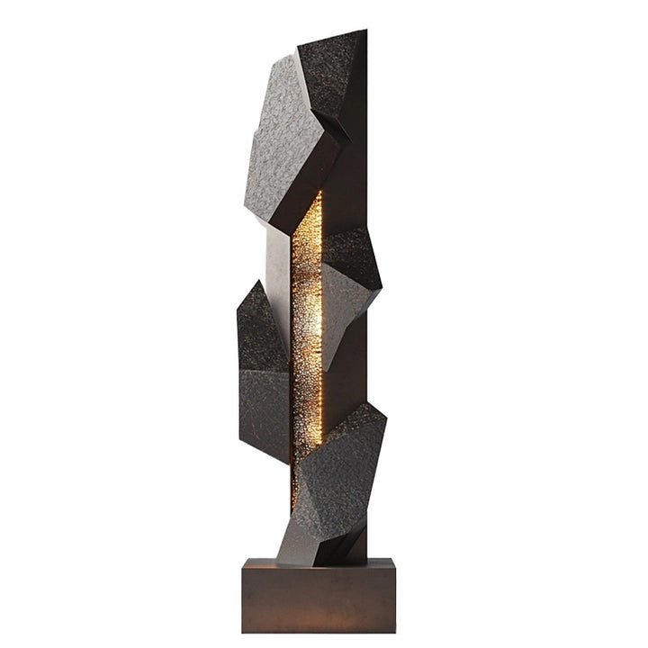 Abstrakte dekorative Holzskulptur