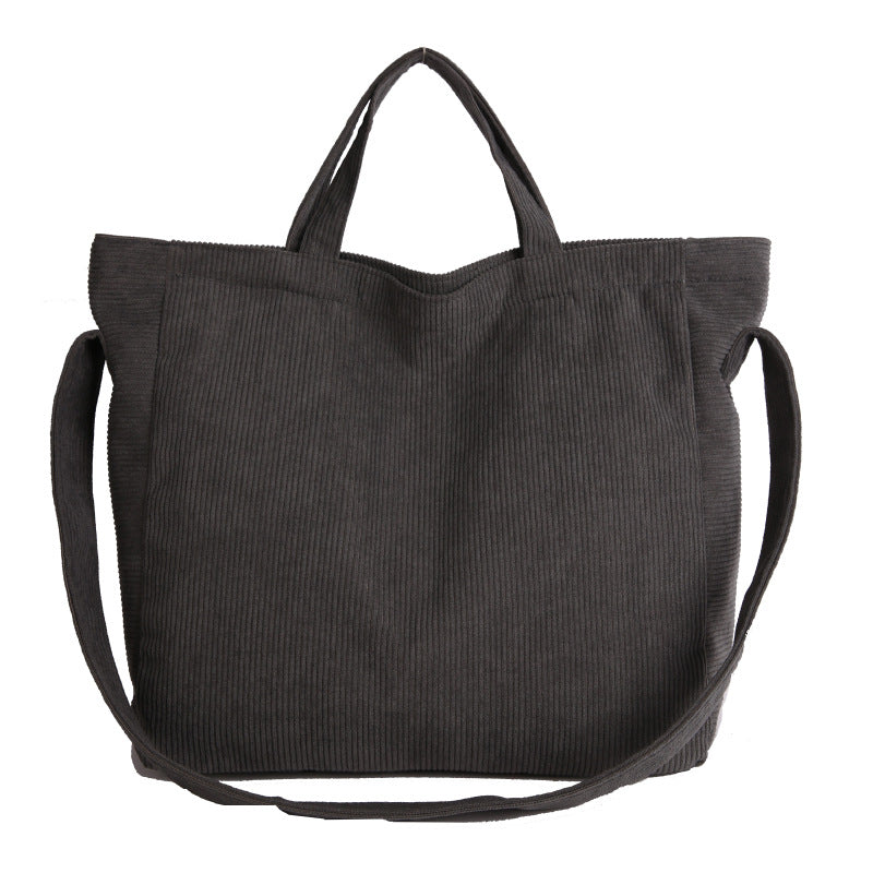 WoSoft Corduroy Tote Bag Karnz
