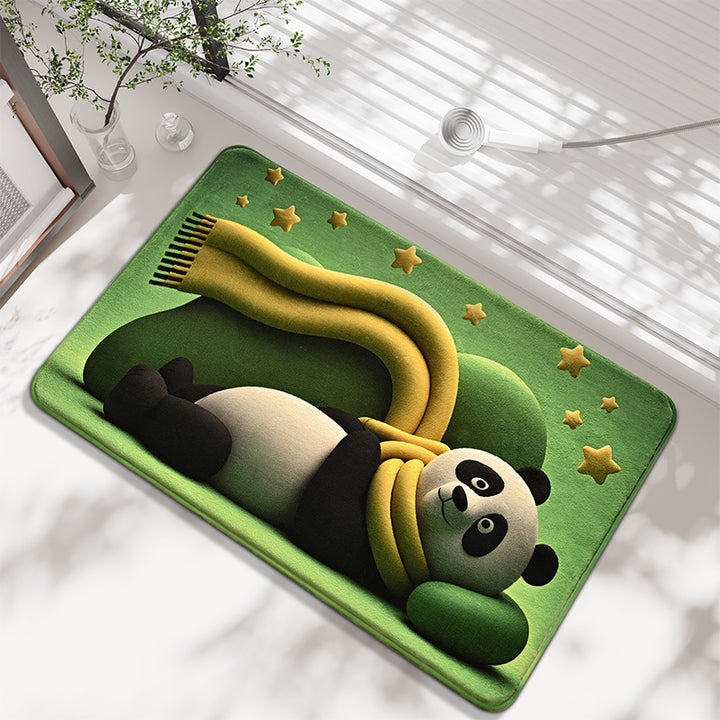 Cartoon Panda Badematte Karnz