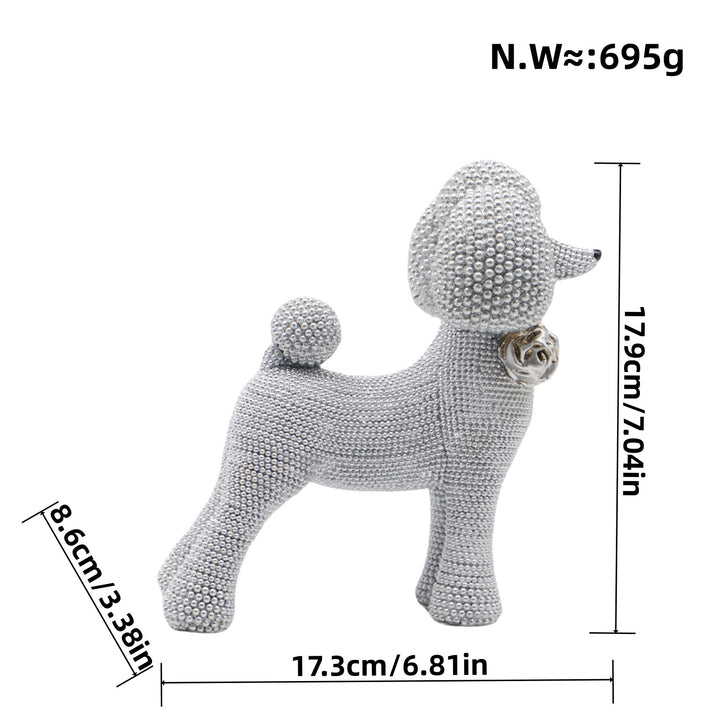 Dekorative Hundefigur im modernen Design Karnz