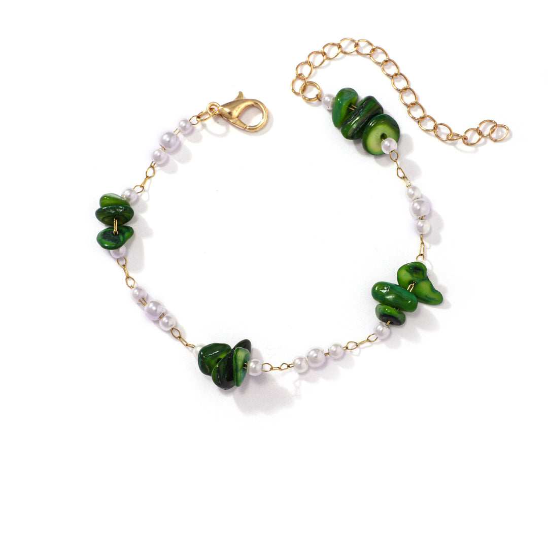 Chic Perlen- und Edelsteinarmband Karnz