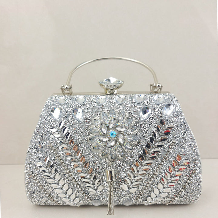 Dekorative florale Abendhandtasche