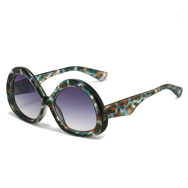 Oversized Retro-inspirierte Schmetterlingssonnenbrille Karnz