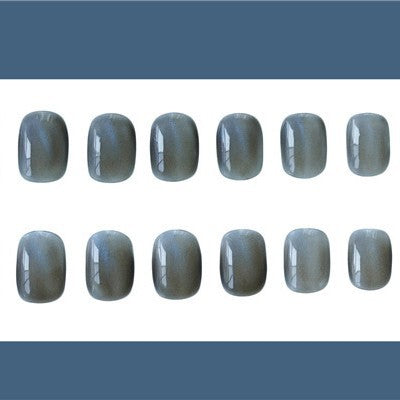 Elegante Glänzende Press-On Nagelkunst
