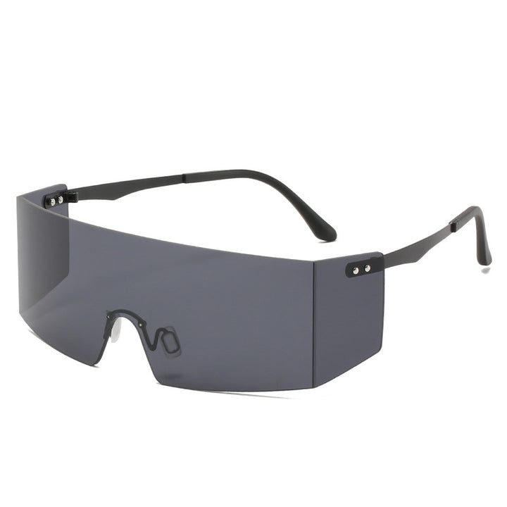 Damen Futuristische Sportsonnenbrille Karnz