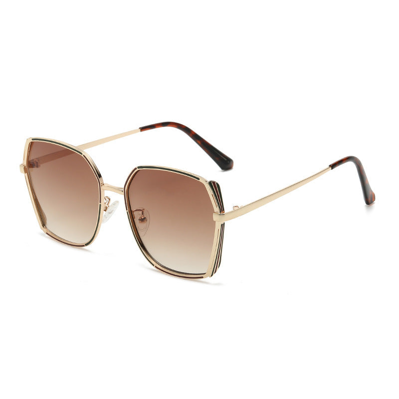 Damen große und elegante Sonnenbrille Karnz