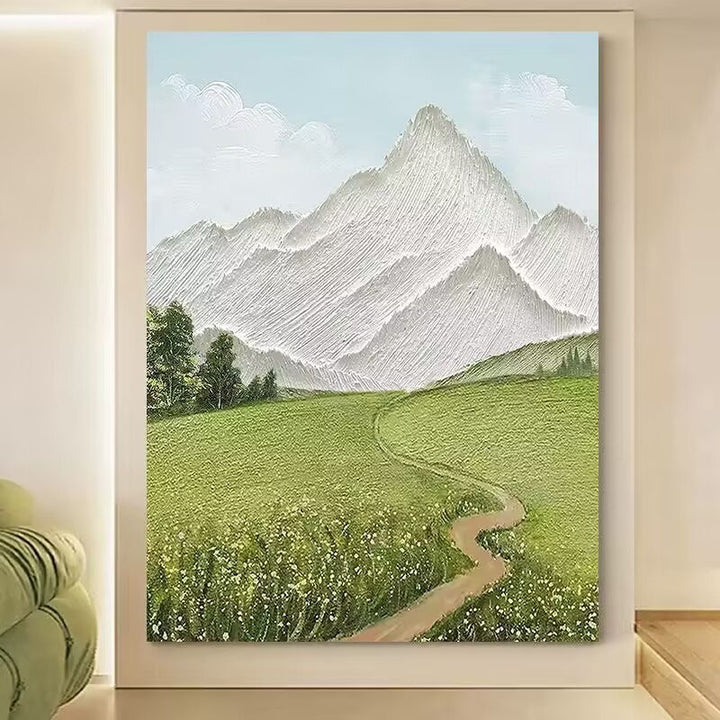 Gerahmte Majestätische Berglandschaft Kunst