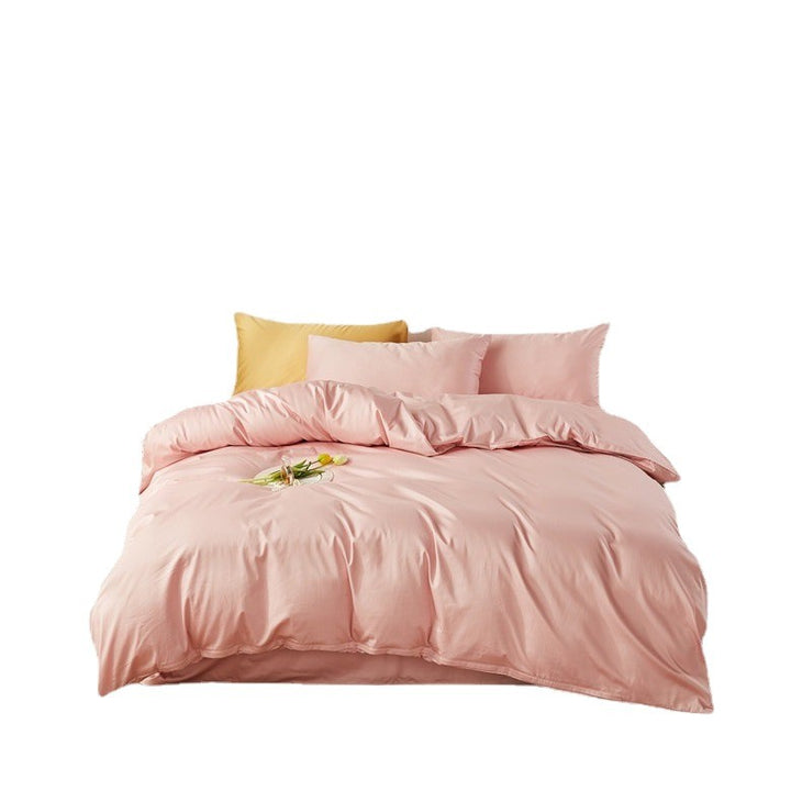 Premium Satin-Feel Bettwäsche- und Kissenbezug-Set mit verstecktem Reißverschluss
