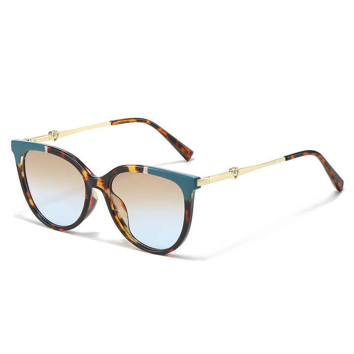 Stylische Übergroße Schmetterlingssonnenbrille Karnz