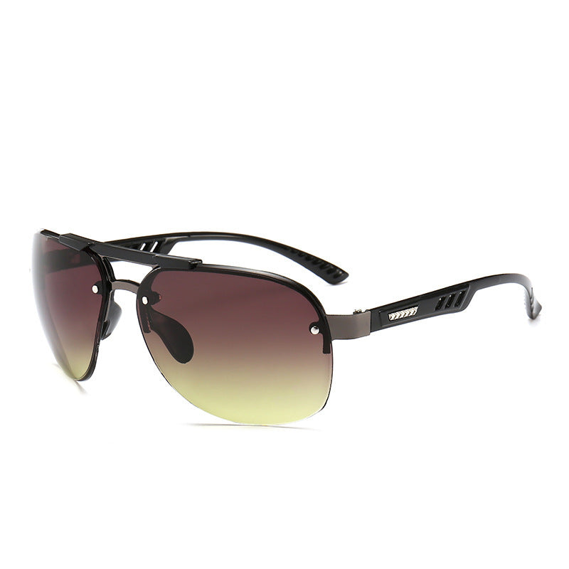 Damen Sportliche Sonnenbrille mit innovativem Metallrahmen Karnz