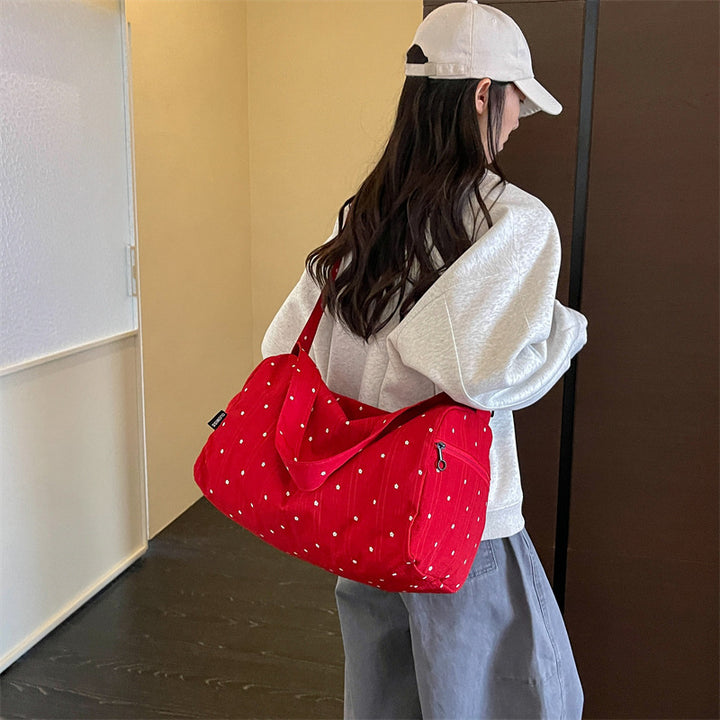 Floral Print Sport Duffel Tasche Karnz