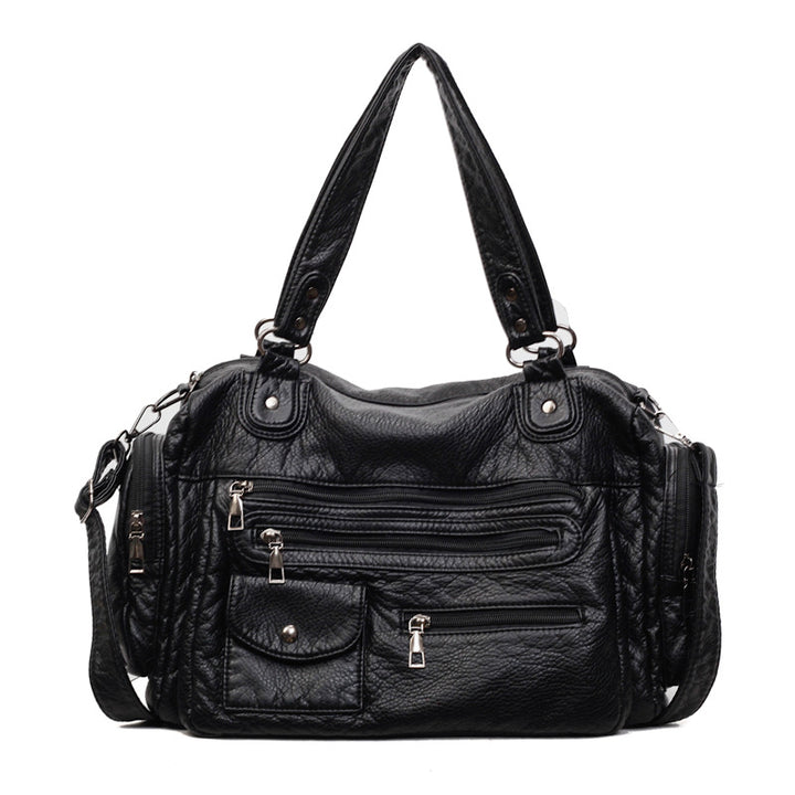 Multi-Reißverschluss-Handtasche