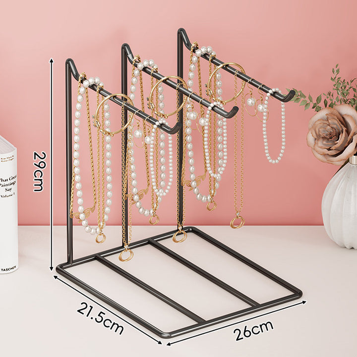 Metall T-Bar Schmuckdisplay-Ständer Paar