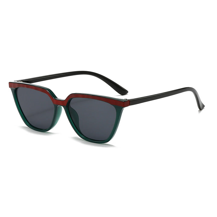 Damen Modische Katzenaugen-Sonnenbrille mit auffälligem Design Karnz
