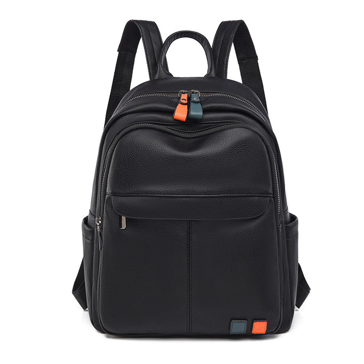 Leder Mehrfachfach Rucksack Karnz