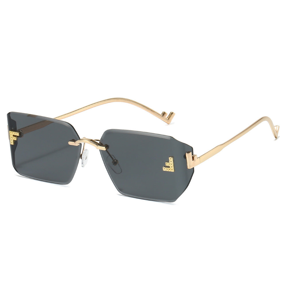 Luxuriöse geometrische Sonnenbrille Karnz