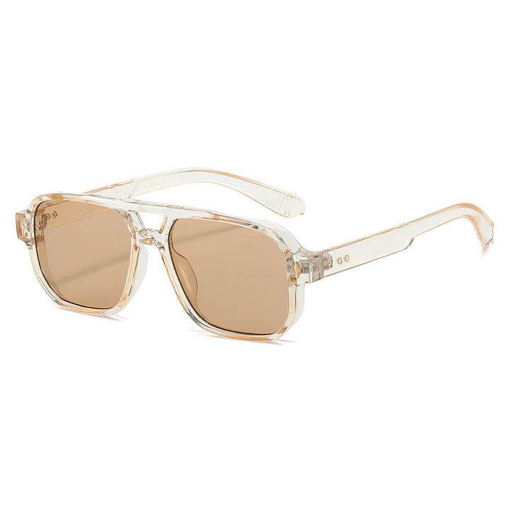 Oversized geometrische Sonnenbrille mit verbesserter UV-Schutz Karnz