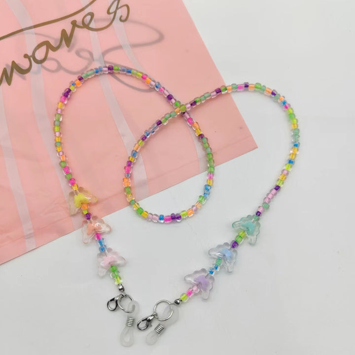 Bunte Brillenhalterkette mit Niedlichen Tiermotiven Karnz