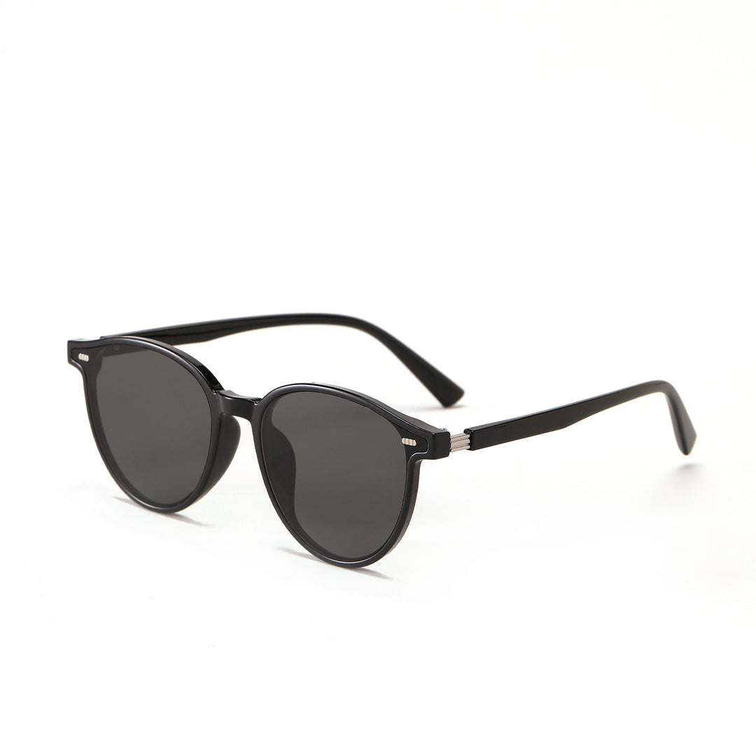 Damen stilvolle Sonnenbrille mit elegantem transparentem Rahmen Karnz