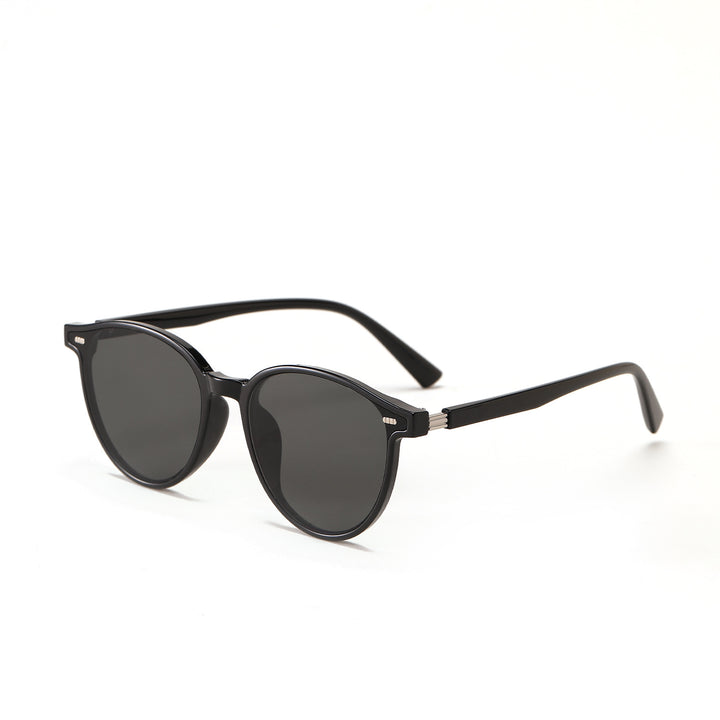 Damen stilvolle Sonnenbrille mit elegantem transparentem Rahmen Karnz