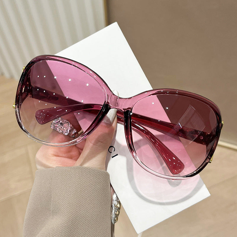 Damen glamouröse oversized Sonnenbrille Karnz