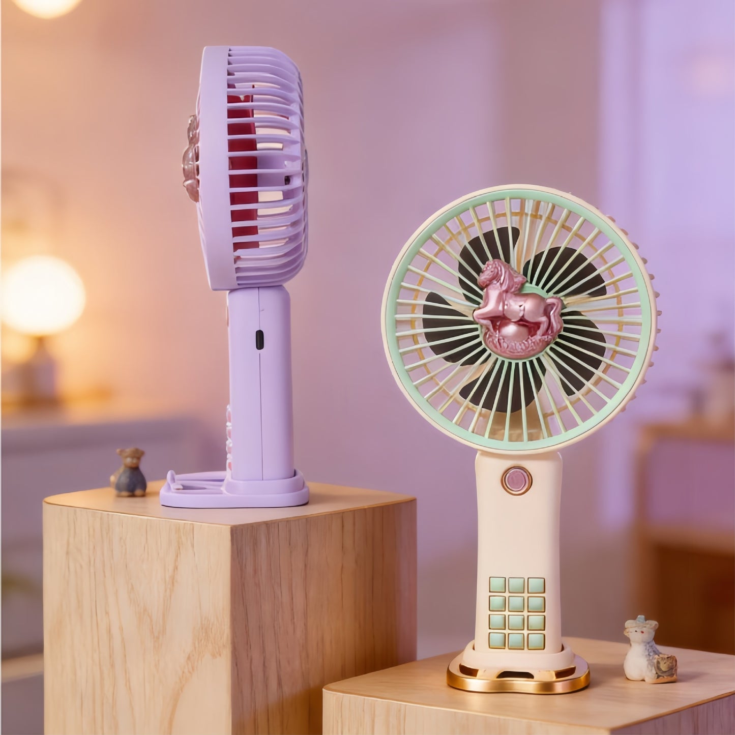 Damen Tragbarer Handventilator mit innovativem Einhorn-Design Karnz