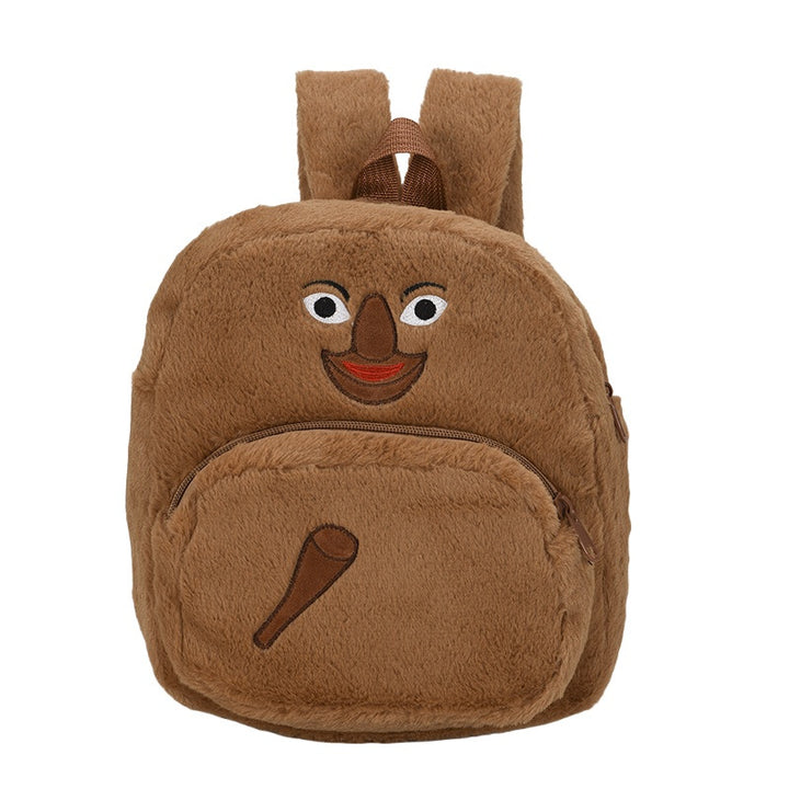 Plüsch-Kinderrucksack mit Niedlichem Affenmotiv Karnz