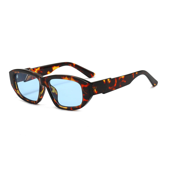 Retro-inspirierte kantige Sonnenbrille Karnz