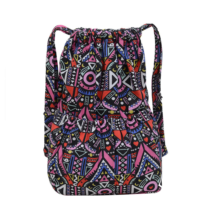 Schnürrzug Elefanten Druck Rucksack Karnz