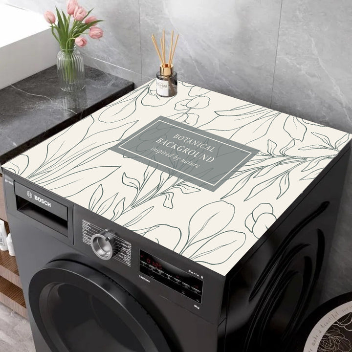 Vintage Floral Decorative Laundry Mat Karnz