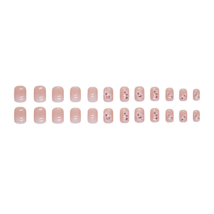 Elegante Florale Druck Nagelkunst Tipps Karnz