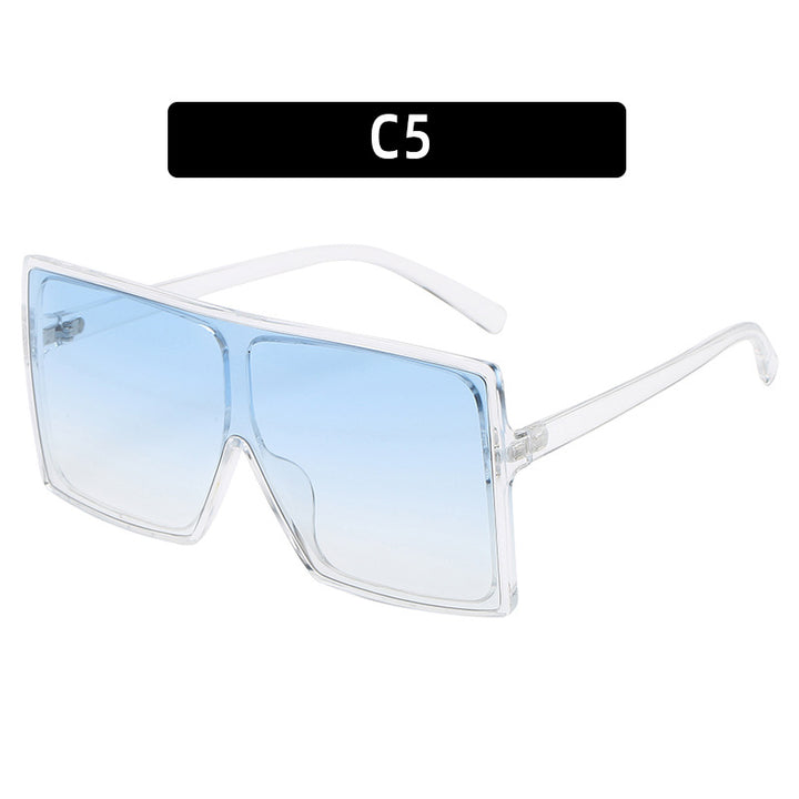 Fette geometrische quadratische Rahmen-Sonnenbrille 1787664188