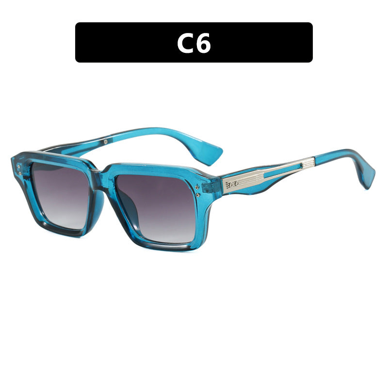 Damen stilvolle quadratische Sonnenbrille mit luxuriösem Schildkrötenmuster und strapazierfähigem Rahmen Karnz