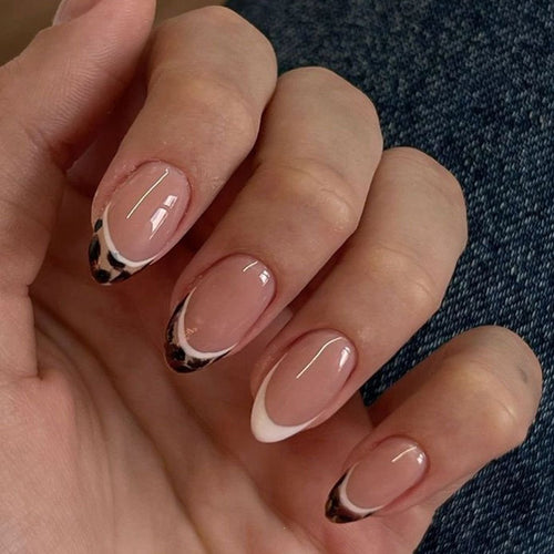 Chic Tiered Animal Print Press-On Nail Set