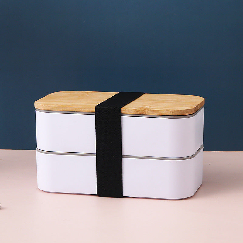 Dual-Tiered Bambus Top Lunchbox