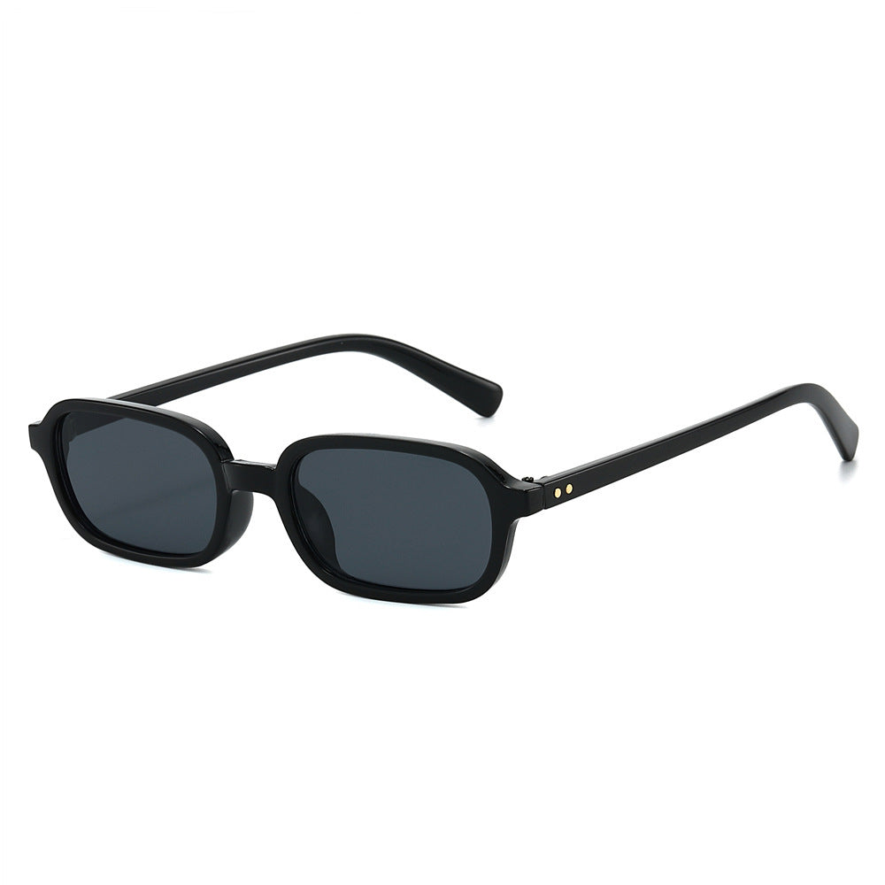 Schlanke Minimalistische Quadratische Sonnenbrille Karnz