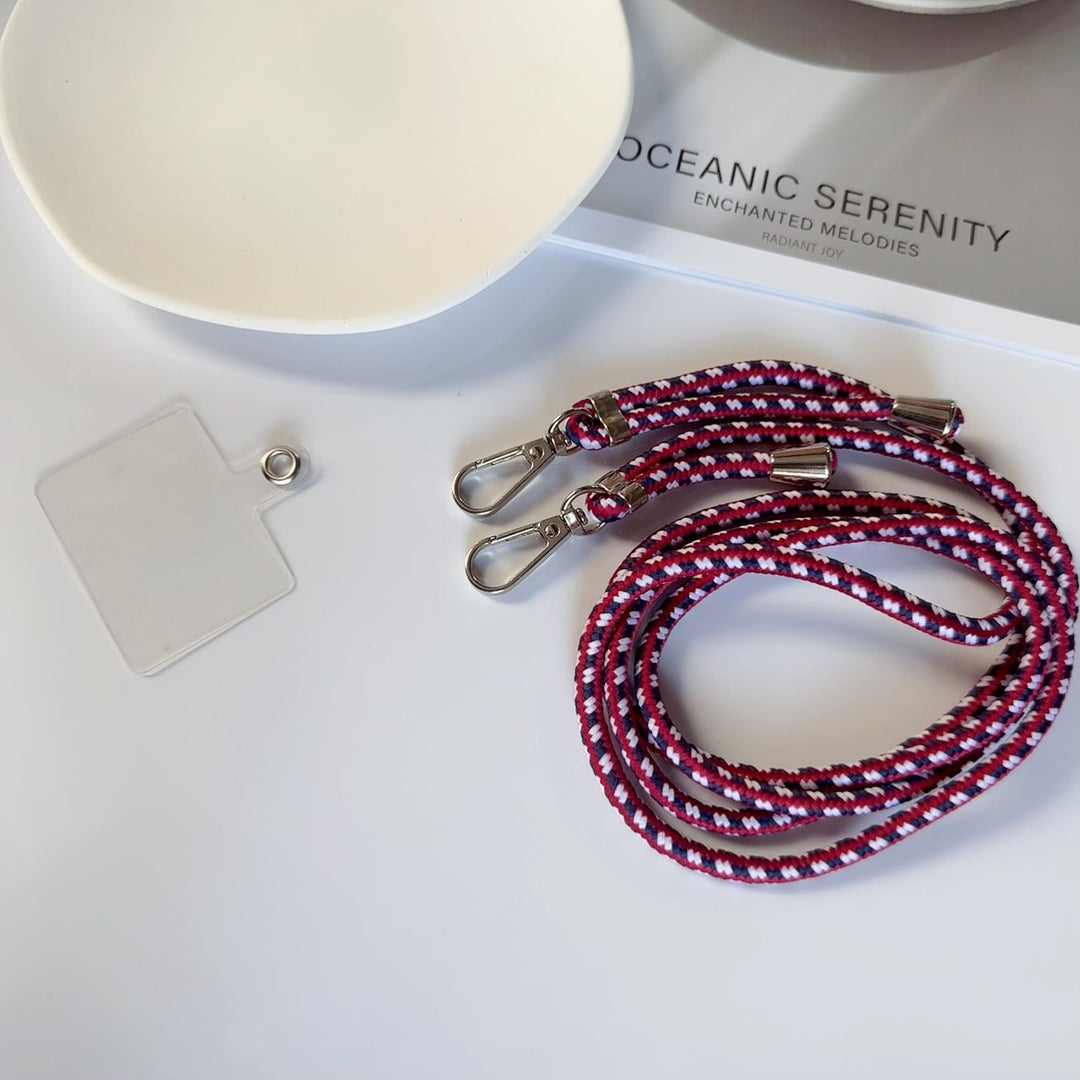 Verstellbare Lanyard mit doppelten Clips Karnz